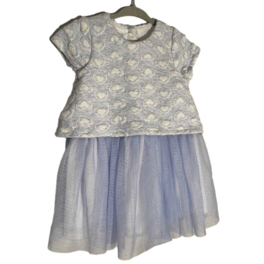 Pippa & Julie 24mth toddler dress with hearts